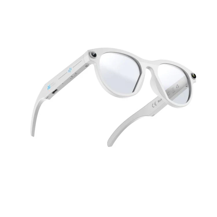 M88-S 8MP AI Smart Glasses, Support Bluetooth Call / AI Voice Assistant / Music Control(White Transparent) - Image 3