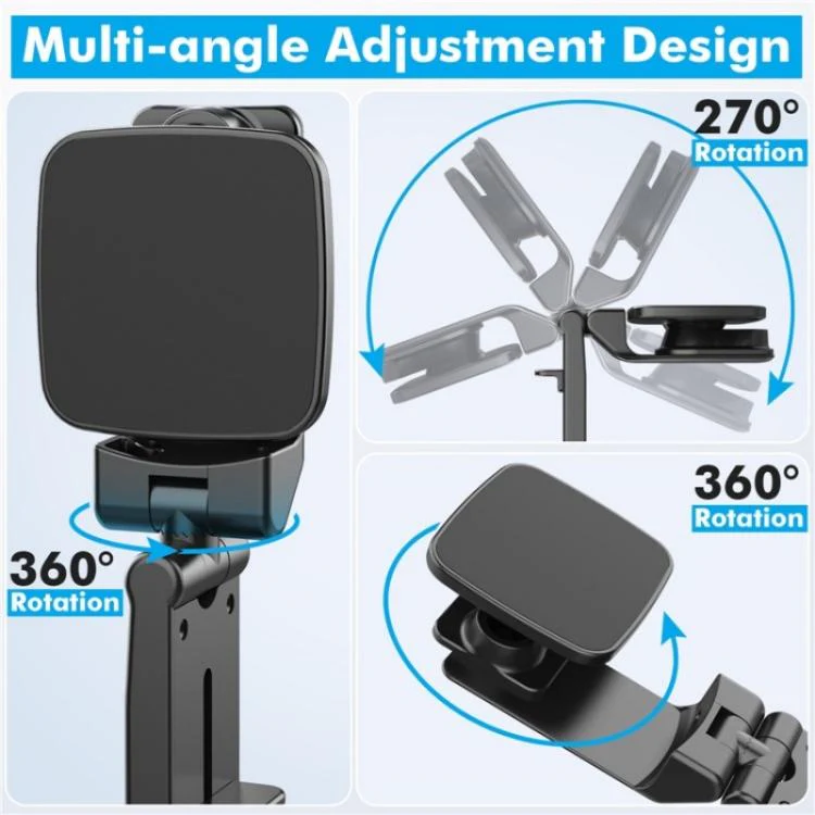 MA-161E Universal Clip-On Lazy Stand Adjustable Desktop Magnetic Phone Holder - Image 5