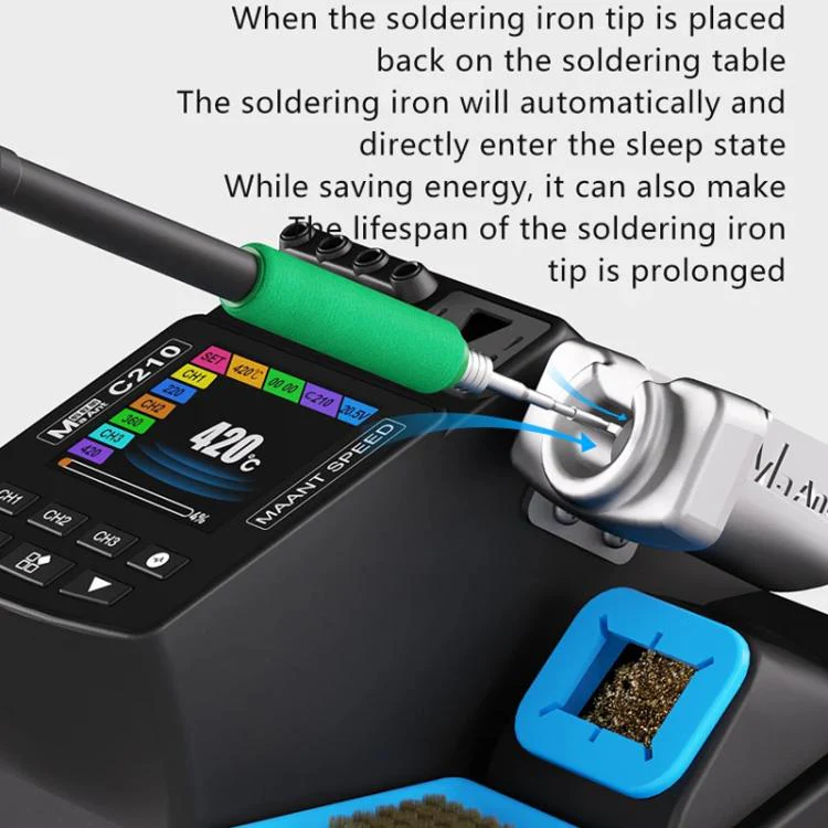MaAnt 200W Precision Digital Display Welding Station, Model:C115(UK Plug) - Image 7