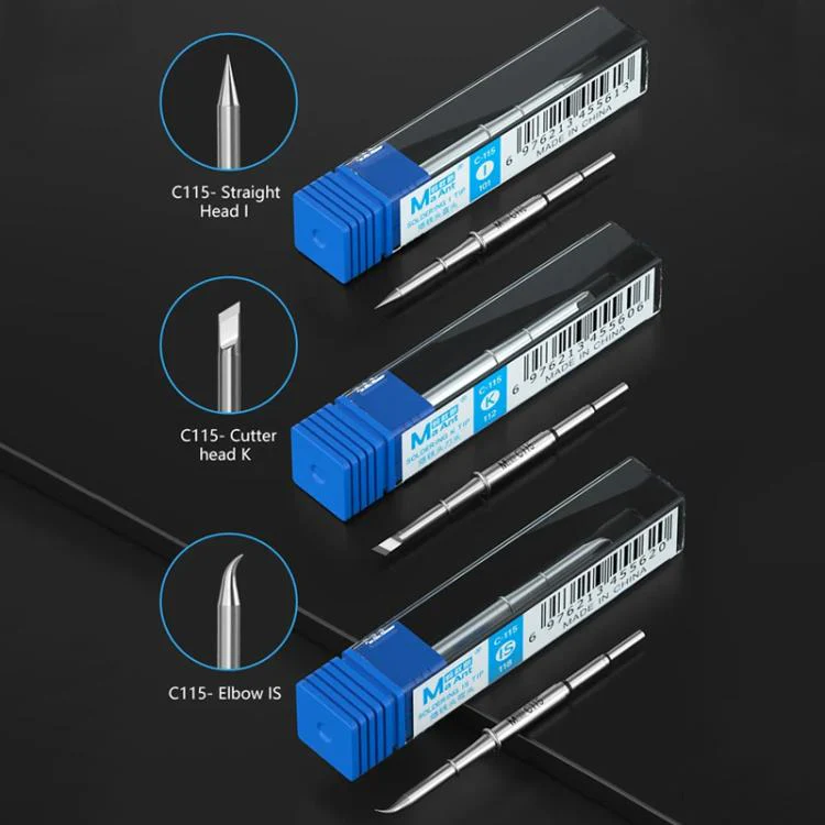 MaAnt C-115 Series Efficient Heat Conduction Lead-free Soldering Iron Tips for T210 / T26 Handles, Model:IS 118 - Image 8