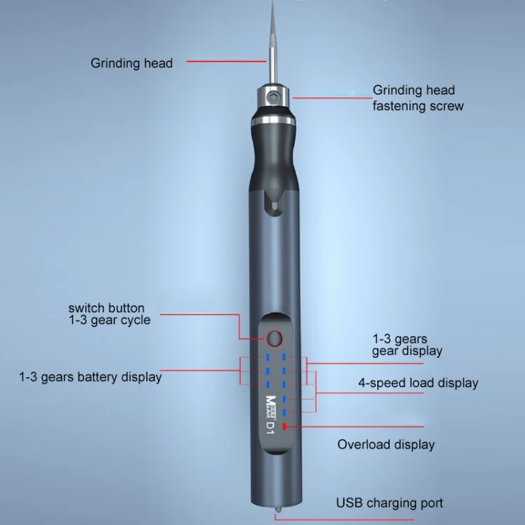 MaAnt D-1 Intelligent Charging Grinding Pen - Image 5