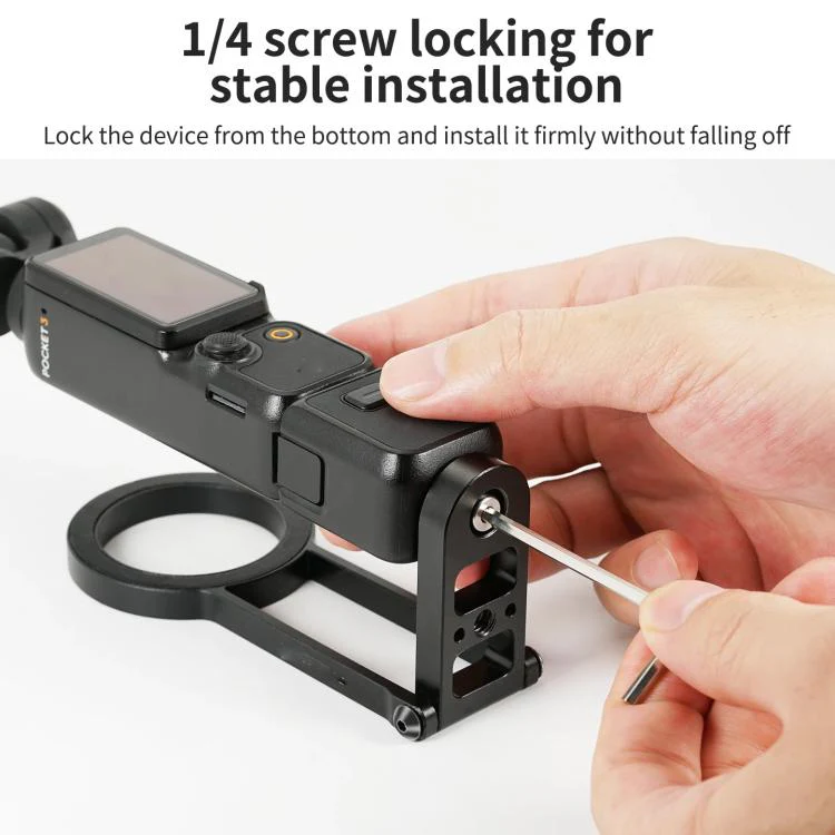 Magnetic Action Camera Mount Base For 1/4inch Screw Hole Camera - Image 5