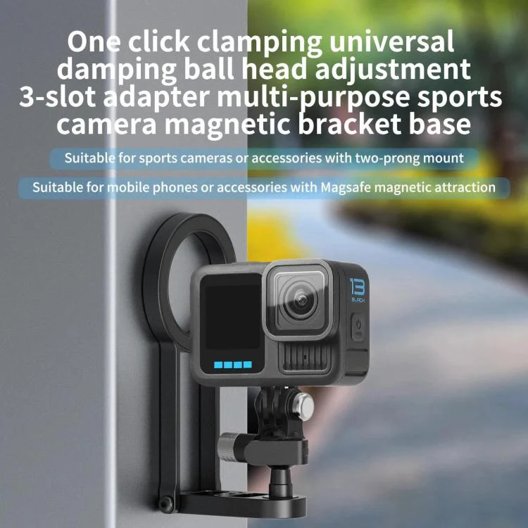 Magnetic Action Camera Mount Base For Insta360 GO 3/3S Quick Release - Image 3
