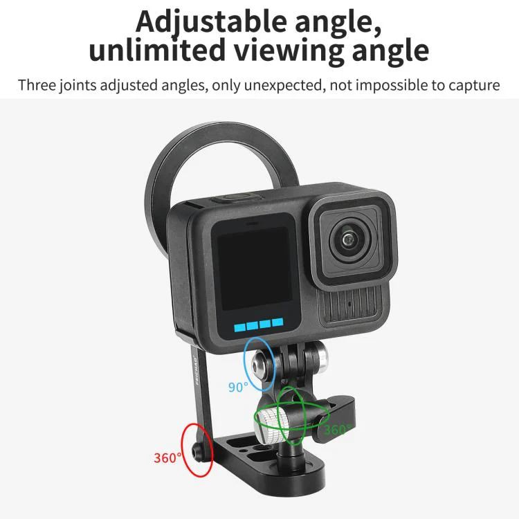 Magnetic Action Camera Mount Base For Insta360 GO 3/3S Quick Release - Image 4