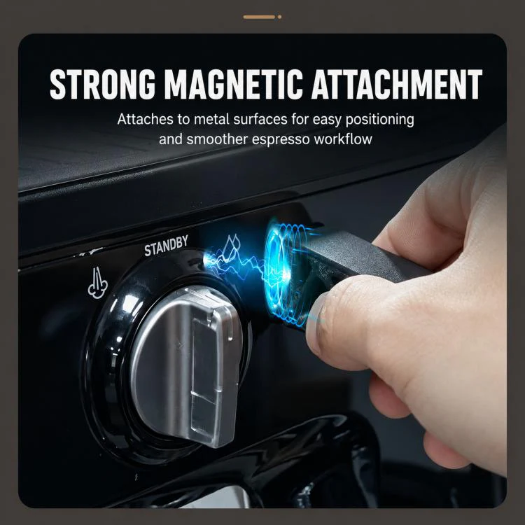 Magnetic Espresso Puck Screen Holder With Puck Screen Set Extraction Tool Stand B Type 58mm Set - Image 5