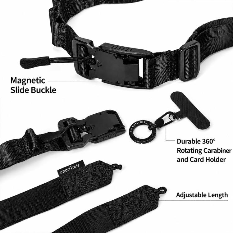 Magnetic Quick Release Adjustable Phone Lanyard Crossbody Strap(Green) - Image 8