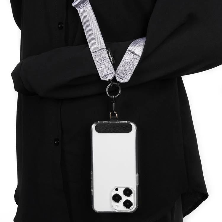Magnetic Quick Release Adjustable Phone Lanyard Crossbody Strap(Grey) - Image 11