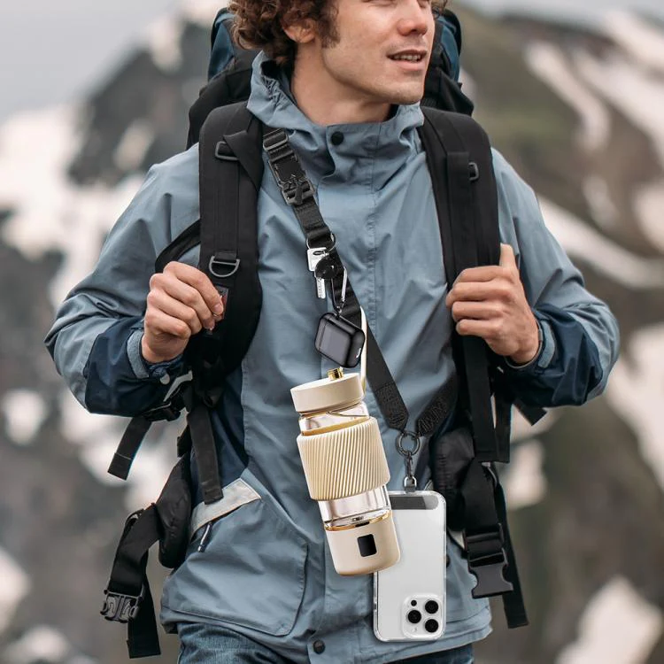 Magnetic Quick Release Adjustable Phone Lanyard Crossbody Strap(Grey) - Image 12
