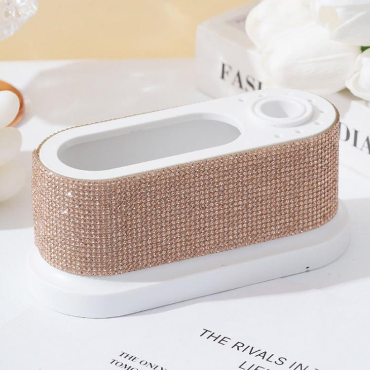 Manicure File Small Storage Case Manicure Machine Accessories File Heads Universal Storage Tool B(Gold)
