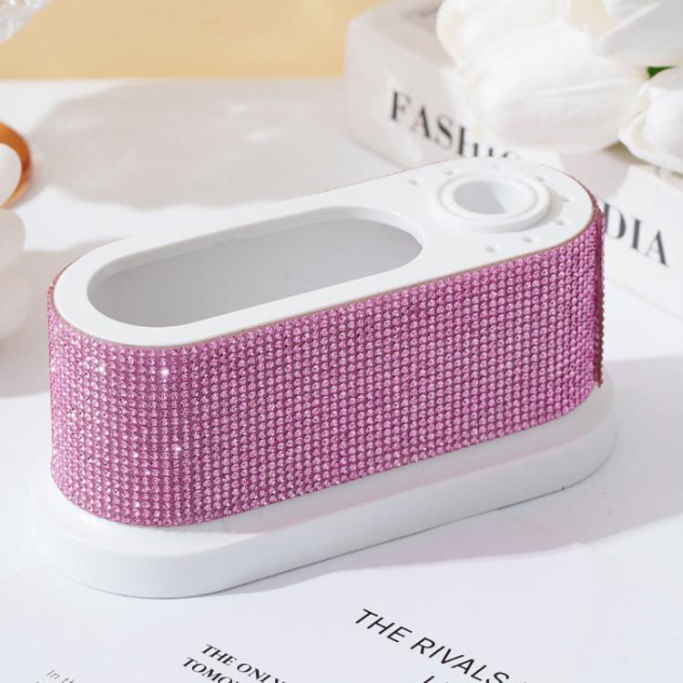 Manicure File Small Storage Case Manicure Machine Accessories File Heads Universal Storage Tool B(Pink)