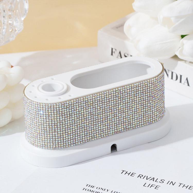 Manicure File Small Storage Case Manicure Machine Accessories File Heads Universal Storage Tool B(White AB)