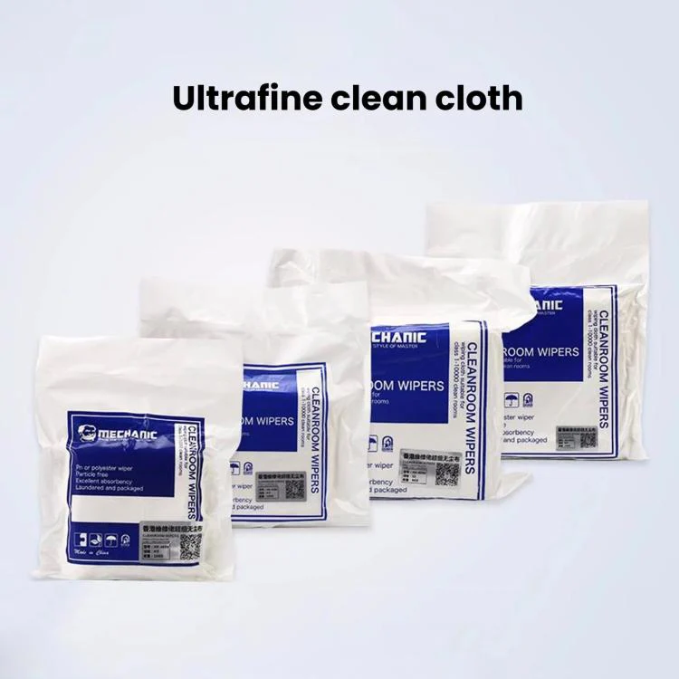 MECHANIC HK4090 Microfiber Lint-Free Cloth For Screen & Lens Cleaning, Industrial Dust Wiping Cloth, Spec: 12 inch 100pcs - Image 2