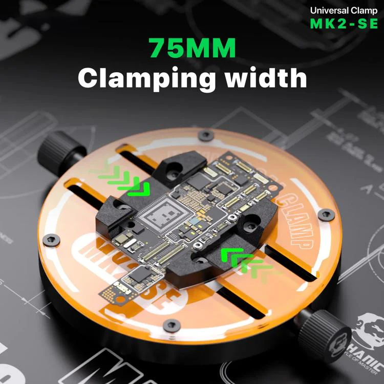 MECHANIC MK2-SE Heat-Insulated Circular Tempered Glass Motherboard Repair Clamp - Image 5