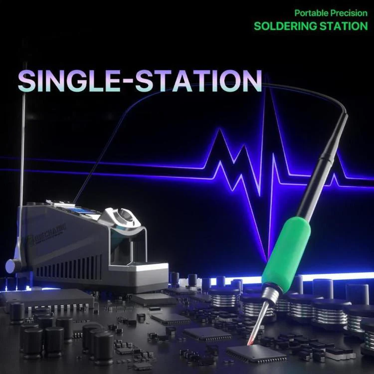 MECHANIC X60 Pro Portable Precision Soldering Station Compatible with 115 / 210 Soldering Handles, Plug:EU Plug - Image 6