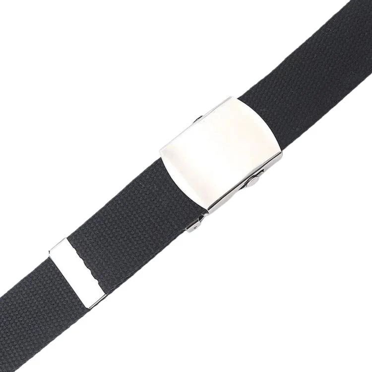 Men Canvas Web Belt 32mm Narrow Casual Belts With Slider Automatic Buckle, Length: 125cm(Army Green) - Image 3