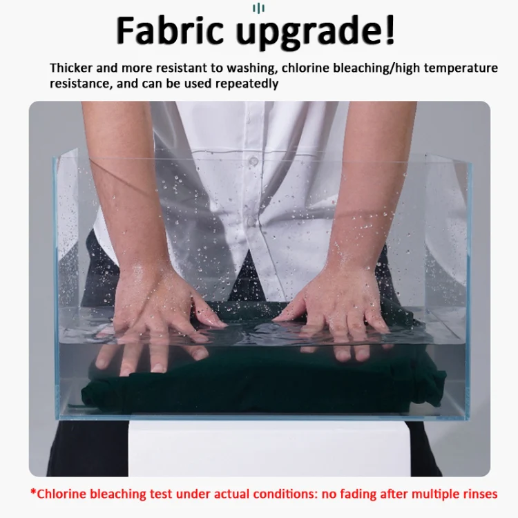 Men Scrub Pet Dental Work Clothes Long-sleeved Top + Pants Set, Size: L(Tibetan Blue) - Image 4