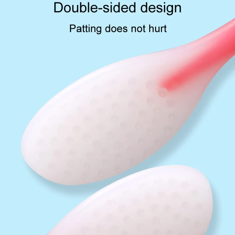 Meridian Points Gua Sha Patting Board Silicone Palm Massage Whacker, Style: Pink 38cm - Image 5