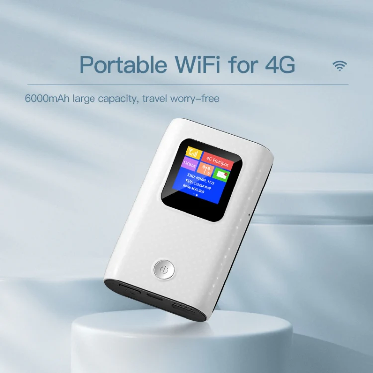 MF905C Asia 4G LTE WIFI Router Portable 6000mAh Charging Treasure Wireless Hotspot 150Mbps Pocket Mobile Modem - Image 5