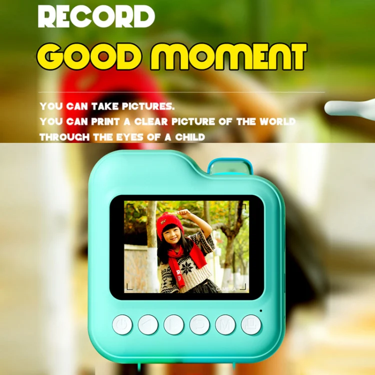 Mini Children High-Definition Printing Digital Camera, Color: Pink+32G TF Card - Image 5