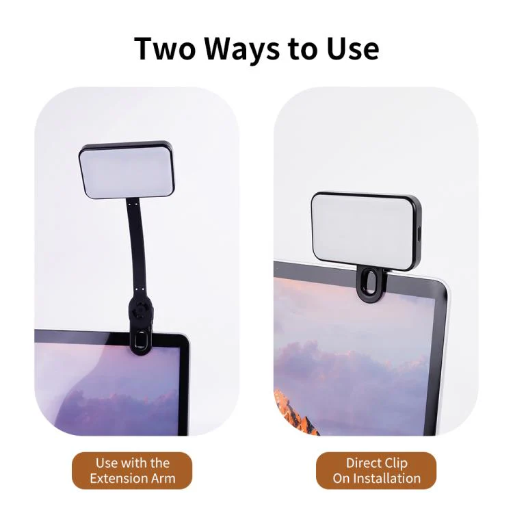 Mini Clip-on Reading Lamp Fill Light(Black) - Image 3