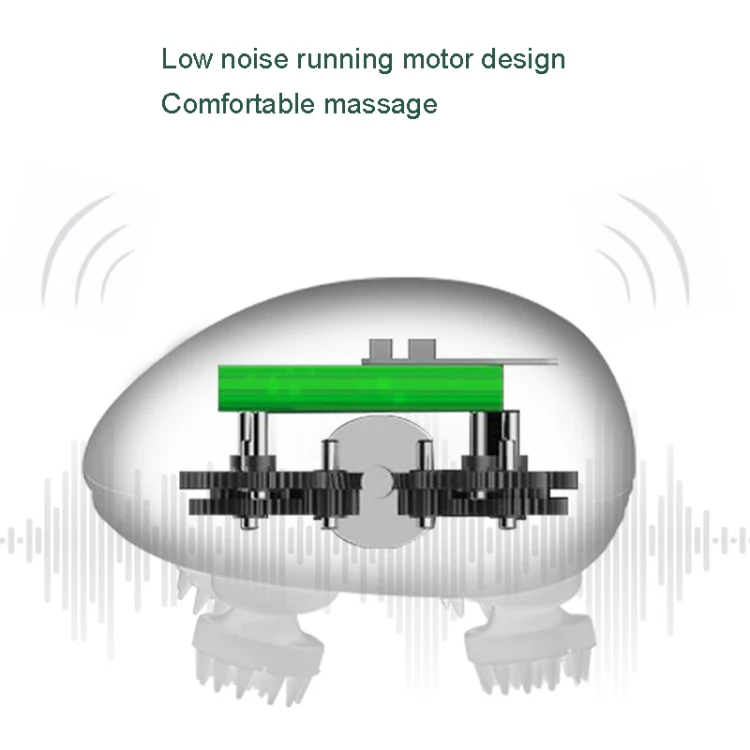 Mini Electric Head Massage(Silver) - Image 6