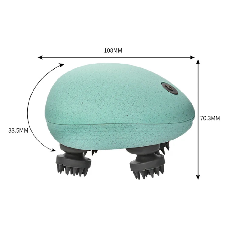 Mini Electric Head Massage(White) - Image 2