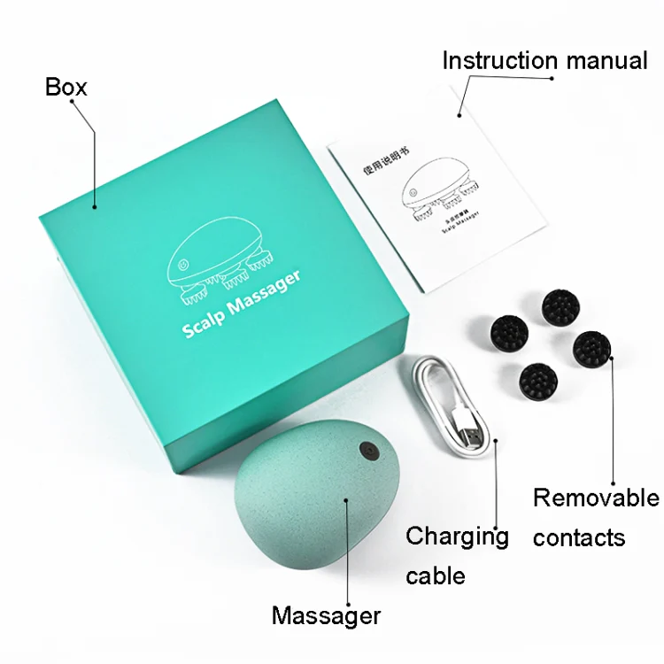 Mini Electric Head Massage(White) - Image 3