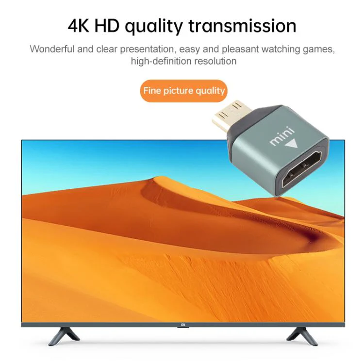 Mini HDMI Male to HDMI Female Gold-plated Head Adapter - Image 6