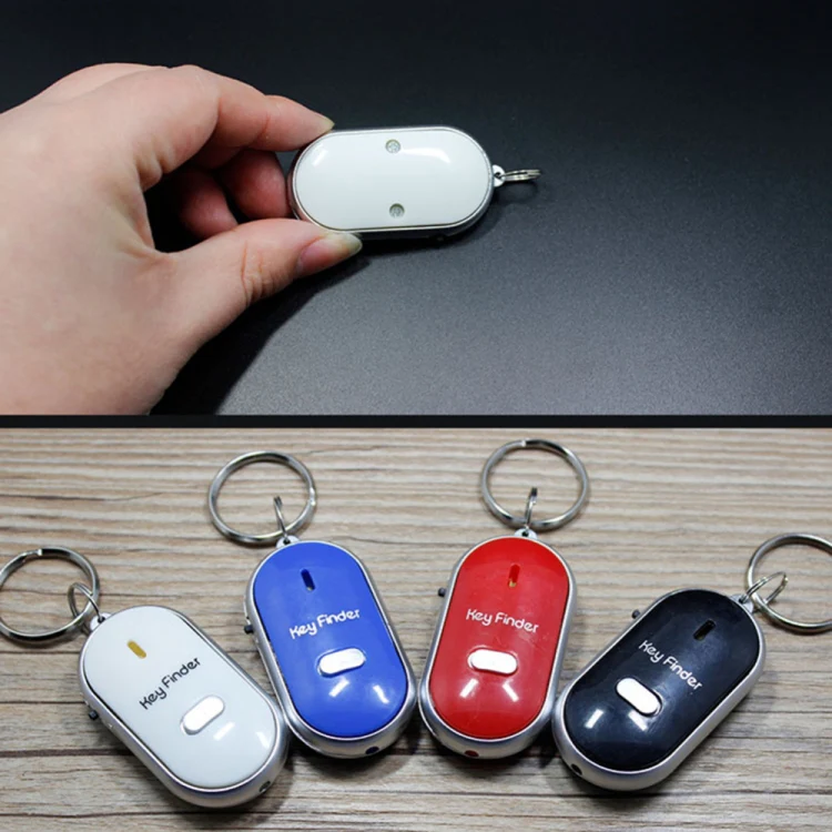 Mini LED Whistle Key Finder Flashing Beeping Remote Lost Keyfinder Locator Keyring for children(blue) - Image 5