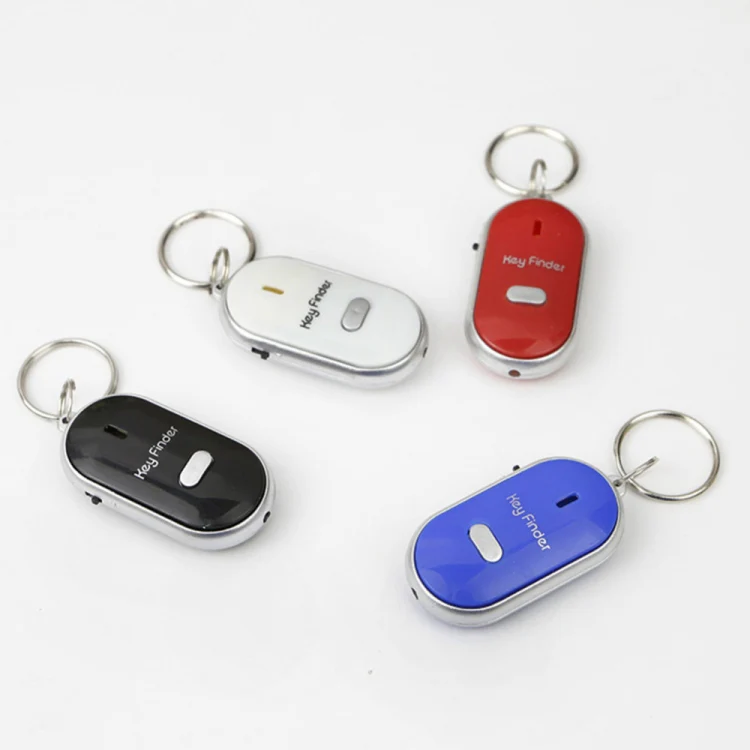 Mini LED Whistle Key Finder Flashing Beeping Remote Lost Keyfinder Locator Keyring for children(red) - Image 4