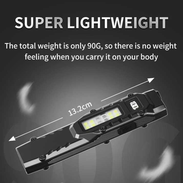 Mini Portable Self-Defense Three-Light Source Flashlight With Pen Clip(DT007) - Image 13