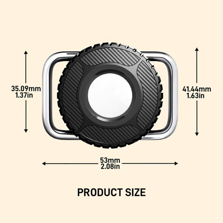 Mini Shield Waterproof Anti-lost Protective Cover For AirTag 1st Gen / 2nd Gen(Black) - Image 8
