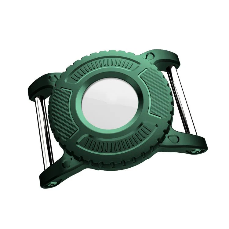 Mini Steel Anti-lost Waterproof Protective Cover For AirTag 1st Gen / 2nd Gen(Green)
