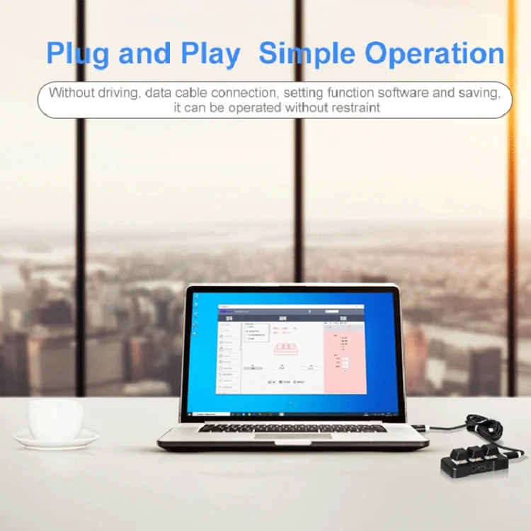 MK321BT Bluetooth 5.1 3 Keys Custom Keys Game Office PS Clip Macro Programming Keypad(White) - Image 6