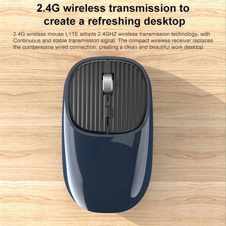 MKESPN SXS-5600 Type-C Rechargeable 2.4G Wireless Mouse(Blue) - Image 4