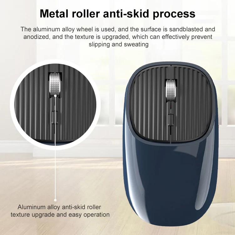 MKESPN SXS-5600 Type-C Rechargeable 2.4G Wireless Mouse(Red) - Image 6