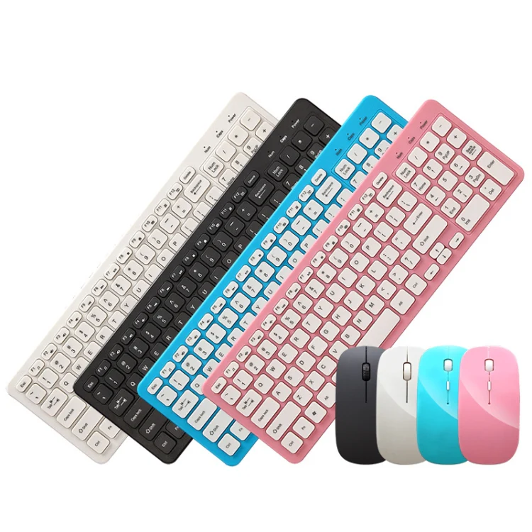 MLD-568 Office Gaming Mute Wireless Mouse Keyboard Set(Blue) - Image 2