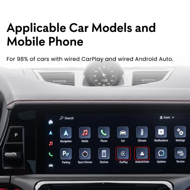 MMB WJAN-Q8W Universal Wireless CarPlay Adapter Plug-And-Play Wired To Wireless Smart Box(8+128G Hong Kong, Macau, Taiwan+Eurasian) - Image 6