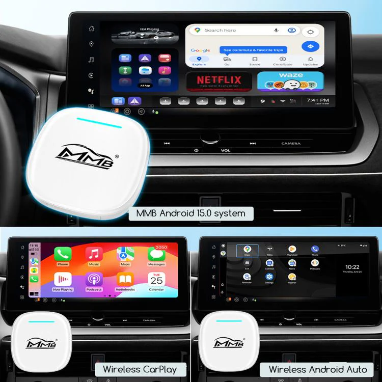 MMB WJAN-Q8W Universal Wireless CarPlay Adapter Plug-And-Play Wired To Wireless Smart Box(8+128G Hong Kong, Macau, Taiwan+Eurasian) - Image 8