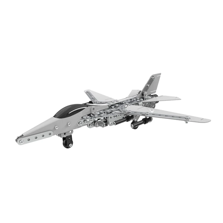 MoFun SW-022 DIY Stainless Steel Bombing Plane Assembling Blocks - Image 2