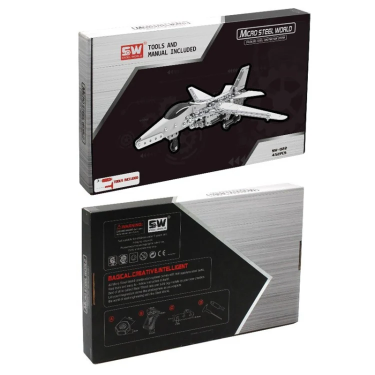 MoFun SW-022 DIY Stainless Steel Bombing Plane Assembling Blocks - Image 6