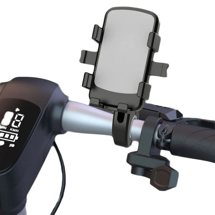 Mountain Road Bike Phone Holder Motorcycle Aluminum Alloy Riding Navigation Bracket, Model: Handlebar Model - Image 4