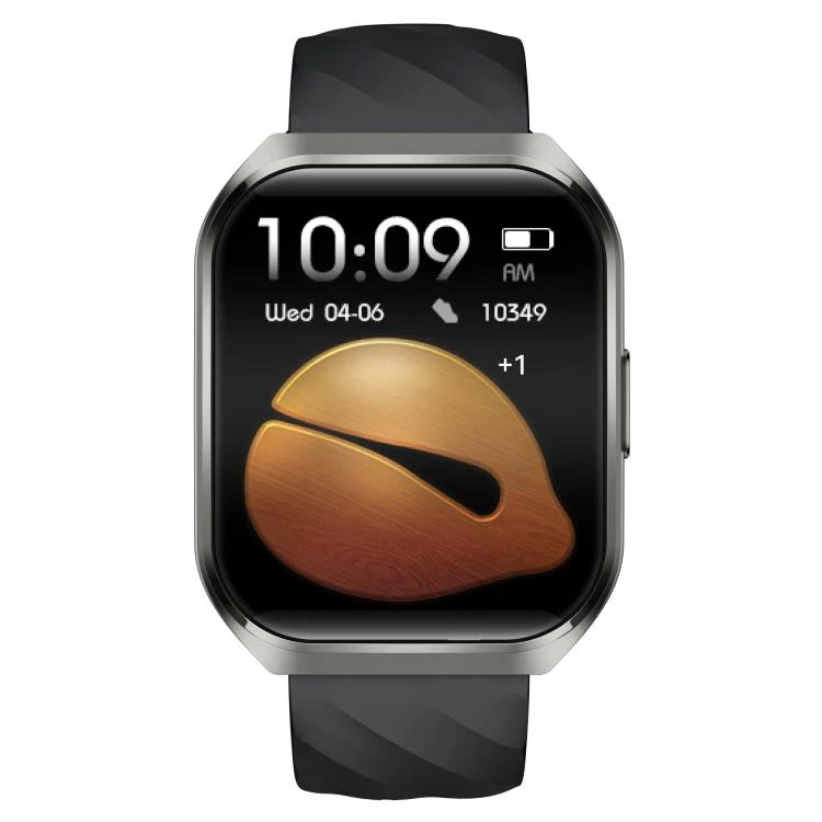 MT66 1.83-inch IPS Curved Screen Smart Watch with 1000mAh Battery(Black Case Silicone Strap) - Image 2