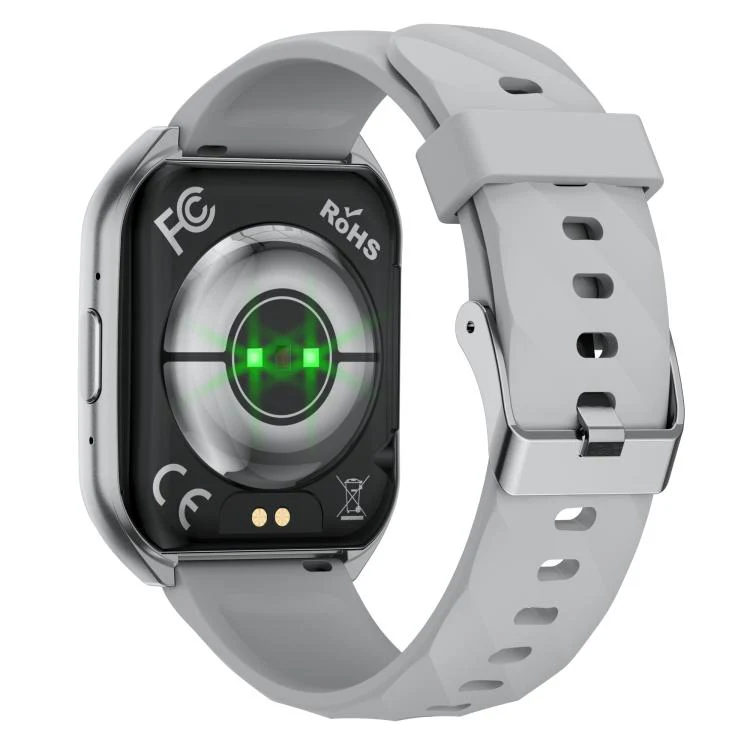 MT66 1.83-inch IPS Curved Screen Smart Watch with 1000mAh Battery(Silver Case Silicone Strap) - Image 3