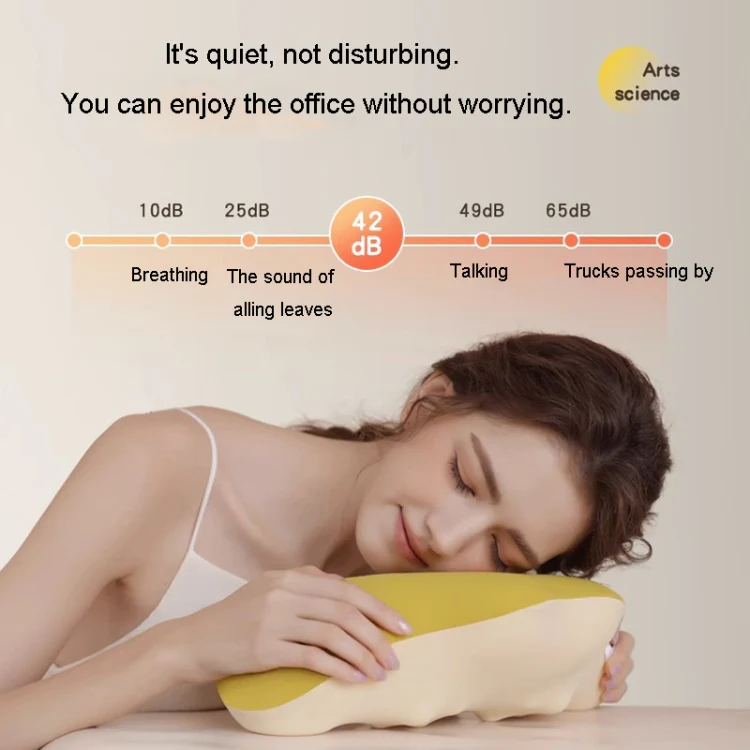 Multi-Function Lumbar Massager Car Cervical Hot Waist Massage Pillow, Specification: Plug-in Model Yellow - Image 8
