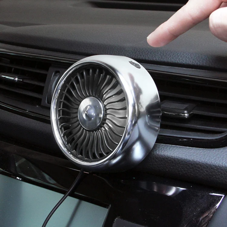 Multi-function Portable Car Air Outlet Sucker Electric Cooling Fan(Black) - Image 11