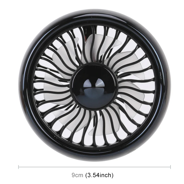 Multi-function Portable Car Air Outlet Sucker Electric Cooling Fan(Black) - Image 3