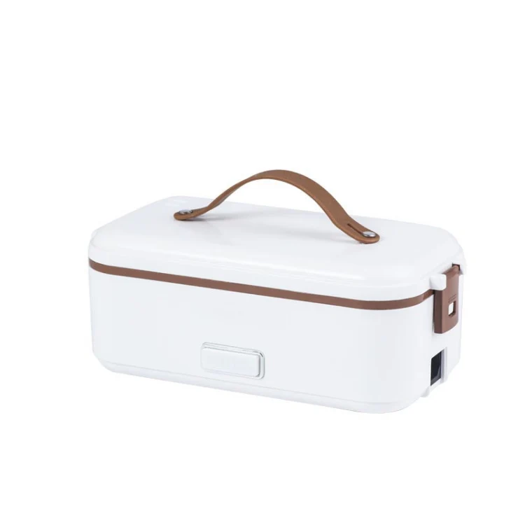 Multi Functional Microwave Oven With Plug-in Electric Cooking Electric Lunch Box, Color:White Single Layer(UK Plug)