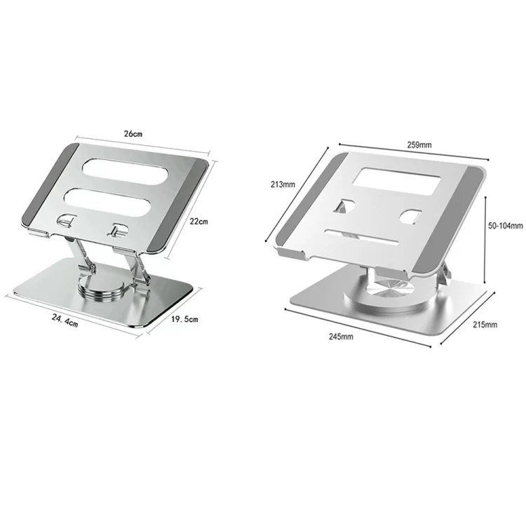 Multifunctional Desktop Foldable Rotating Laptop Cooling Bracket, Spec: SP-086 (Gray) - Image 5