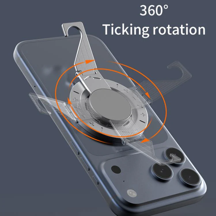Multifunctional Double-sided Strong Magnetic Phone Holder Desktop Hook(Rose Gold) - Image 4